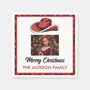 Western Christmas Party  Napkin