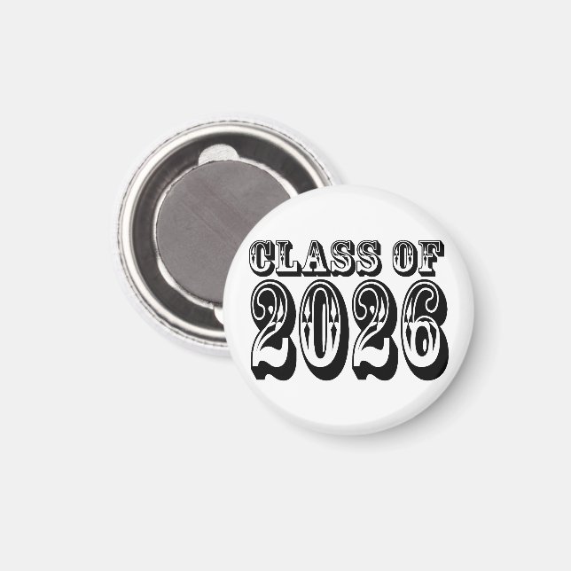 Western Class of 2026 Graduation Magnet (Front/Back)