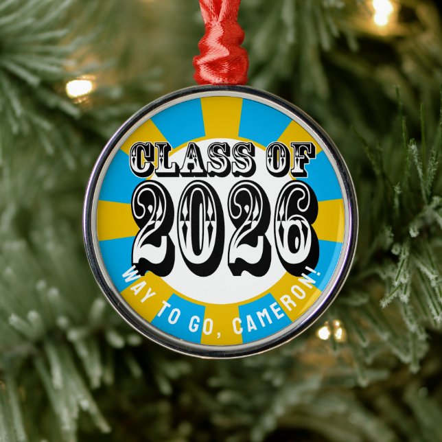 Western Class of 2026 Graduation Metal Tree Decoration (Tree)