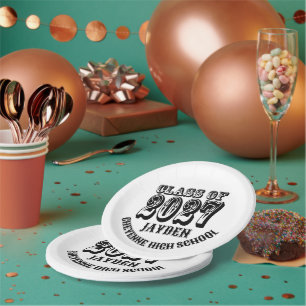 Western Class of 2027 Graduation Paper Plate