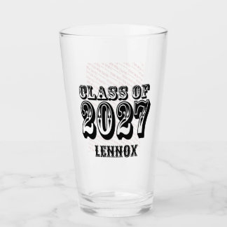 Western Class of 2027 Photo Graduation Glass