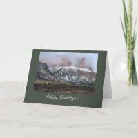 Western Colorado Holiday Card Template