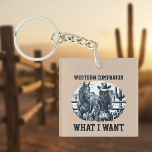 Western Companion Key Ring