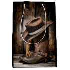 western country brown barn wood cowboy boots