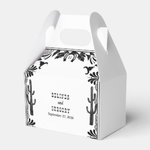 Western Country Cowboy Rustic Wedding Welcome Favour Box
