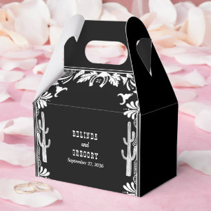 Western Country Cowboy Rustic Wedding Welcome Favour Box