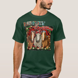 Western Country Rodeo Merry Christmas Cowgirl Hors T-Shirt