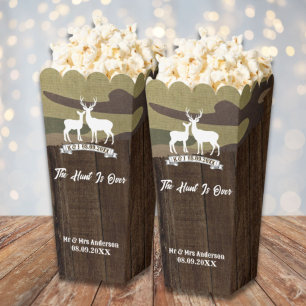 Western Country The Hunt Is Over Deer Wedding Favour Box