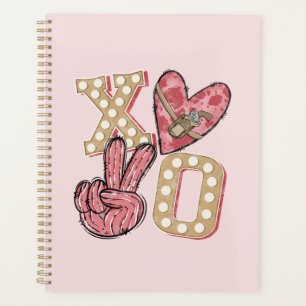 Western Country Xoxo Hugs and Kisses Planner