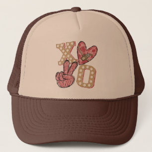 Western Country Xoxo   Hugs and Kisses Trucker Hat