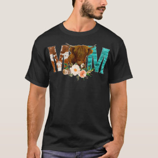 Western Cow Mum  T-Shirt