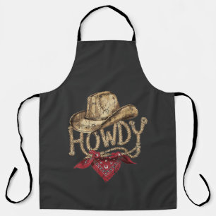 Western Cowboy Birthday Party Apron