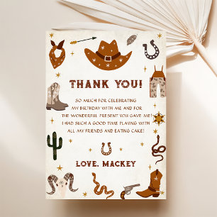 Western Cowboy Birthday Party Invitation
