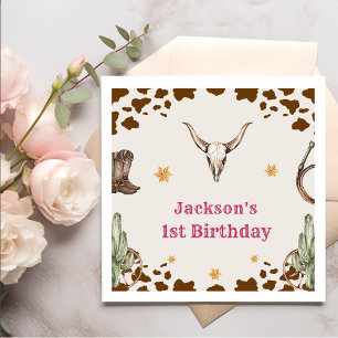 Western Cowboy Birthday Party  Napkins