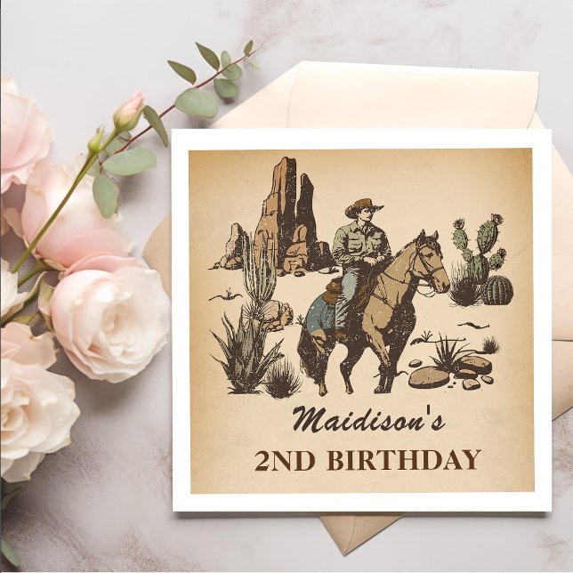 Western Cowboy Birthday Party  Napkins (Creator Uploaded)