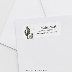 Western Cowboy Boy Baby Shower Return Address