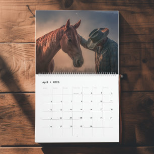 Western Cowboy Calendar