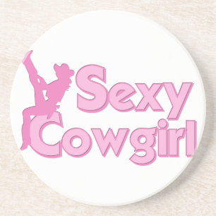 Western Cowboy Cowgirl Horse Barn Rodeo Coasters