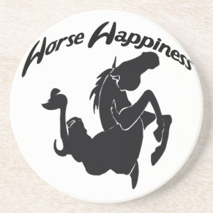 Western Cowboy Cowgirl Horse Barn Rodeo Coasters