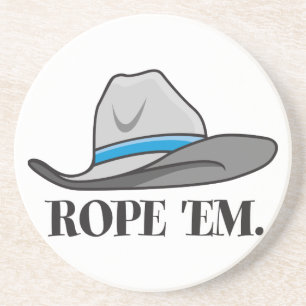 Western Cowboy Cowgirl Horse Barn Rodeo Coasters