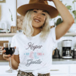 Western Cowboy Cowgirl Keeper of the Gender Reveal T-Shirt<br><div class="desc">This Western Gender Reveal shirt is perfect for any country Gender Reveal! Featuring the saying "Keeper of the Gender" design, this adorable shirt is ideal for the very important person who is in charge of keeping the big secret. Get ready to saddle up for a rootin'-tootin' gender reveal that captures...</div>