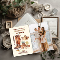 Western Cowboy First Rodeo Birthday