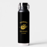 Western Cowboy Hat Groomsmen Personalised Name Water Bottle<br><div class="desc">Personalised gifts for groomsmen and best man with western cowboy theme. Decorated with cowboy hat with vintage western font. Text and colour are editable using the Design Tool to fit your occasion. Get this customise gift for wedding,  bachelor party,  engagement party or any other special occasions.</div>
