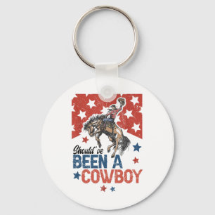 Western Cowboy Hat I Should Have Been A Cowboy Key Ring