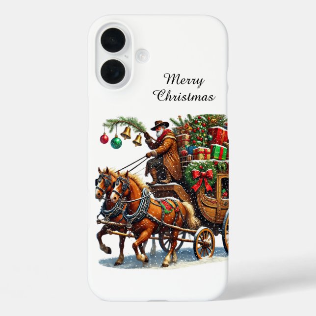 Western cowboy Holiday customisable  Case-Mate iPhone Case (Back)
