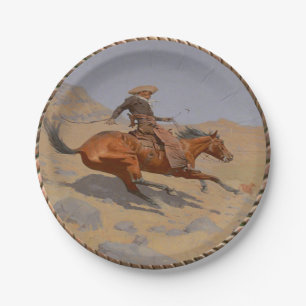 Western Cowboy Old West Party Plates