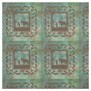 Western Cowboy Prayer Design Fabric