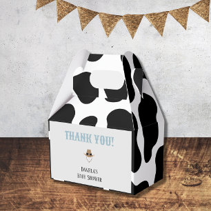 Western Cowboy Rodeo Baby Shower Thank You Favour Box