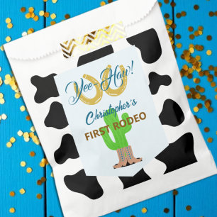 Western Cowboy Rodeo Birthday Favour Bags