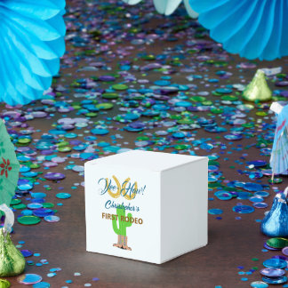 Western Cowboy Rodeo Birthday Favour Box