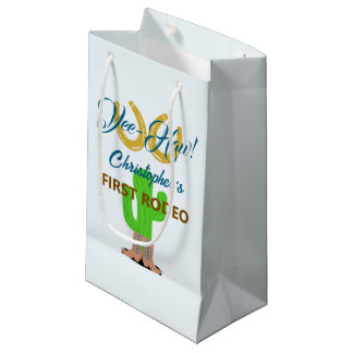 Western Cowboy Rodeo Birthday Small Gift Bag