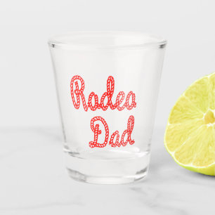 Western Cowboy Rodeo Dad Shot Glass
