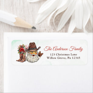 Western Cowboy Santa Christmas Party