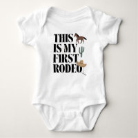 Western Cowboy This Is My First Rodeo Baby