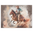 Western Cowboy Watercolor Decoupage