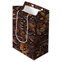 Western Cowgirl Brown Flowers