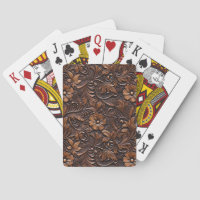 Western Cowgirl Brown Flowers