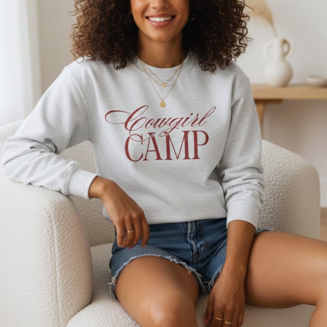 Western Cowgirl Camp Bachelorette Sweatshirt (Western Cowgirl Camp Bachelorette Sweatshirt)