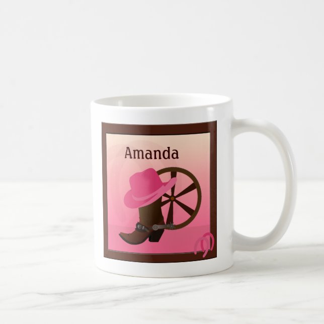 Western Cowgirl Custom Mug (Right)