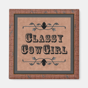 Western Cowgirl magnet