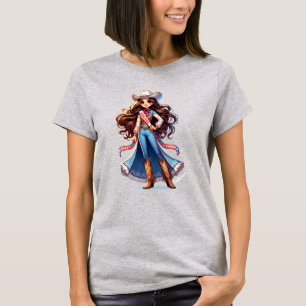 Western Cowgirl Rodeo Queen T-Shirt