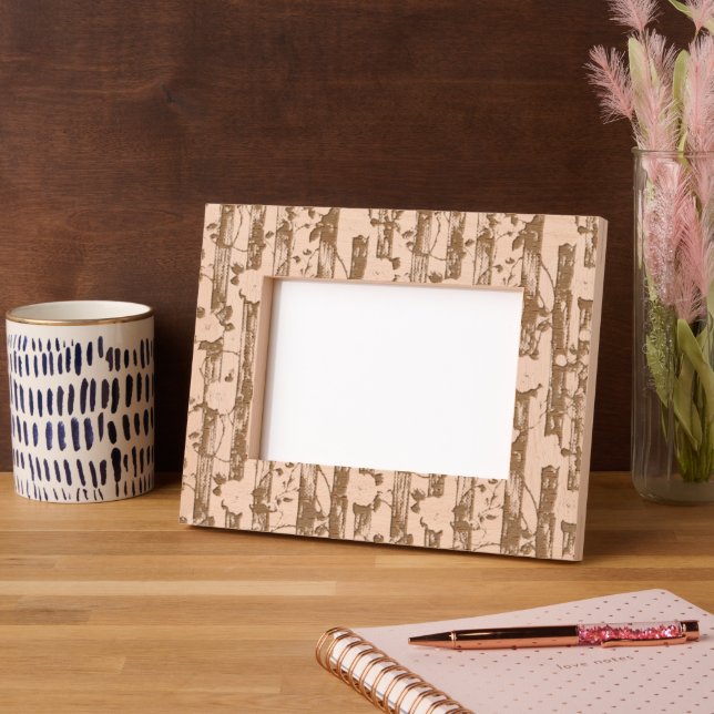 Western Cowgirl Wood Floral Etched Frames (Left)