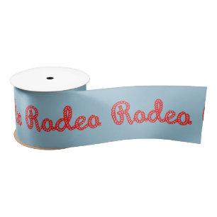 Western Craft Floral Gift Ribbon Rodeo Satin Ribbon