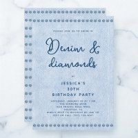 Western Denim and Diamonds 30th Birthday Party