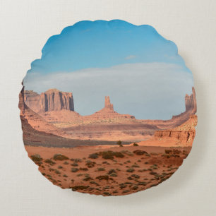 western desert round cushion