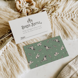 Western Diaper Raffle Cards